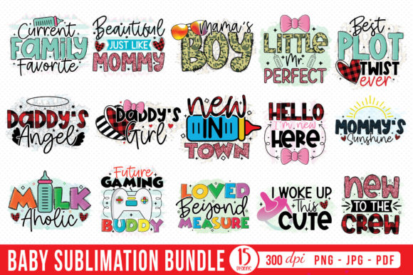 Download Baby Sublimation Bundle - Baby sublimation Collection