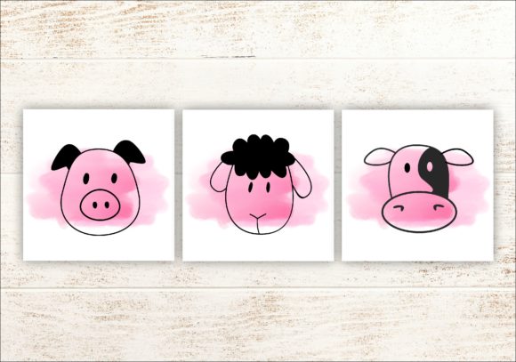 Download Farm Animals Design Nursery Decor - Farm animals Collection