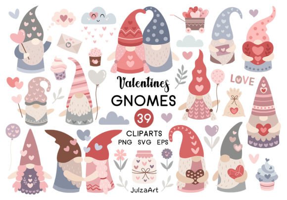 Download Valentine Gnome Clipart, Valentines Day - Valentines Collection