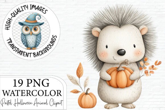 Download Pastel Halloween Animal Clipart Bundle - Animal clipart Collection