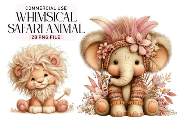Download Safari Animal Clipart Bundle - Animal clipart Collection